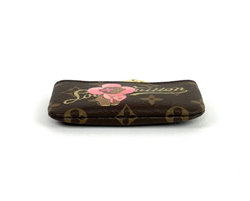 Louis Vuitton Monogram Key Pouch Pink Flower Vivienne/Ronde Coin/BaxterCharm Bundle 8