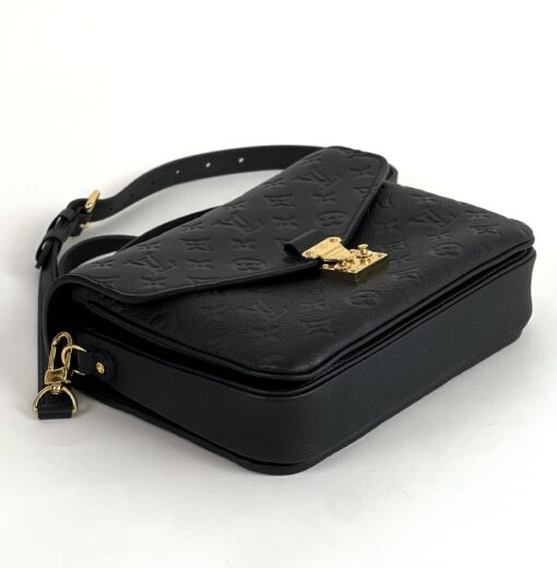 Louis Vuitton Monogram Empreinte Leather Pochette Metis Black Crossbody 24