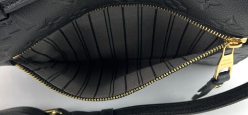 Louis Vuitton Monogram Empreinte Leather Pochette Metis Black Crossbody 30