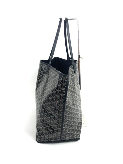 Goyard Anjou Reserve Large Black Tote Black Leather 10