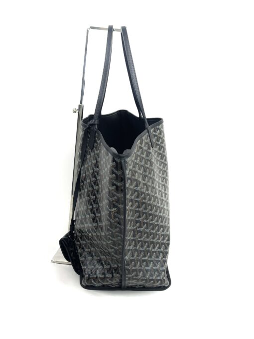 Goyard Anjou Reserve Large Black Tote Black Leather 9