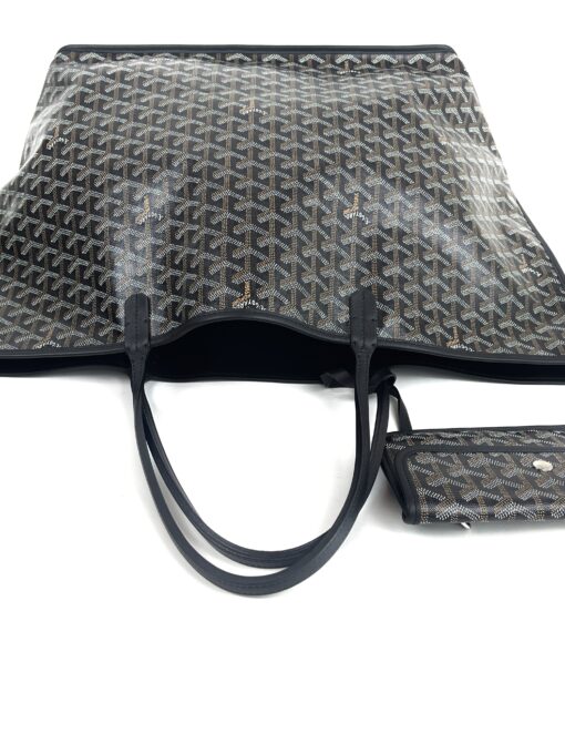 Goyard Anjou Reserve Large Black Tote Black Leather 8