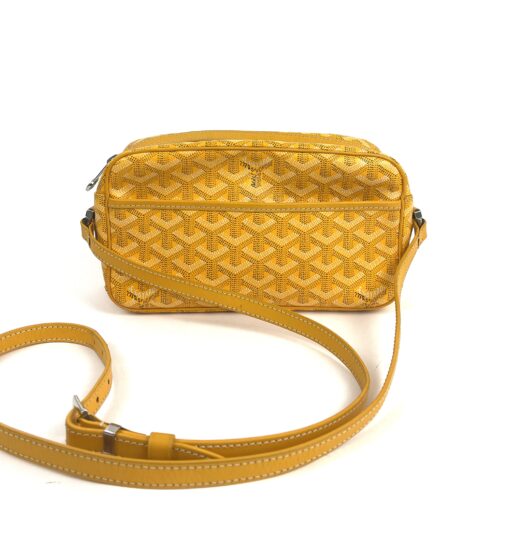 Goyard Belvedere Blue MM Messenger and Yellow Cap Vert Crossbody 37