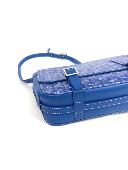 Goyard Belvedere Blue MM Messenger and Yellow Cap Vert Crossbody 10