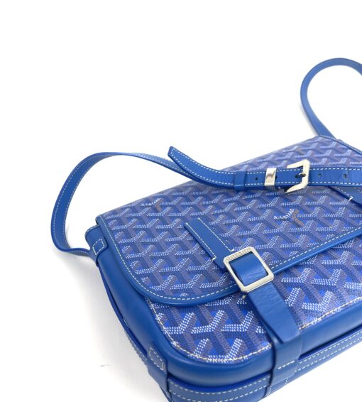 Goyard Belvedere Blue MM Messenger and Yellow Cap Vert Crossbody 9