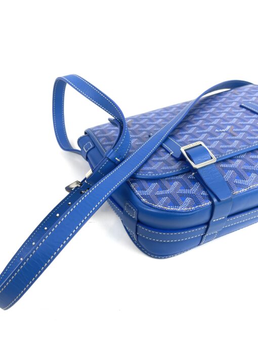 Goyard Belvedere Blue MM Messenger and Yellow Cap Vert Crossbody 8