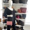 Chanel Lambskin Quilted Wallet On Chain WOC Pink Silver 2