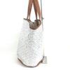 Goyard Belharra White and Grey Reversible Tote with Caramel Leather Trim 6