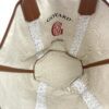 Goyard Belharra White and Grey Reversible Tote with Caramel Leather Trim 12