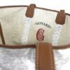 Goyard Belharra White and Grey Reversible Tote with Caramel Leather Trim 14