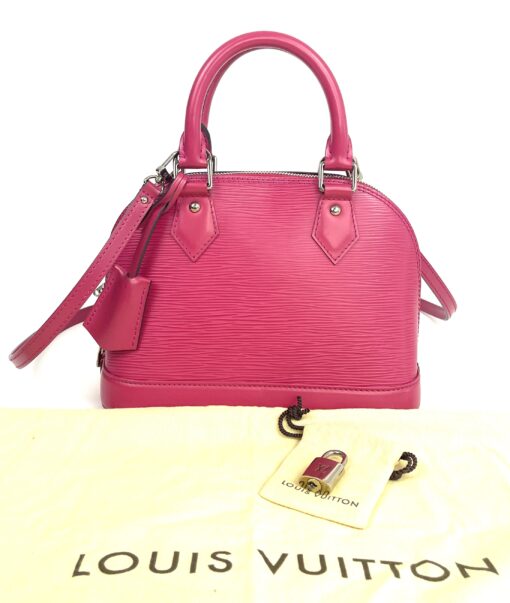 Louis Vuitton Hot Pink Epi Alma BB 5