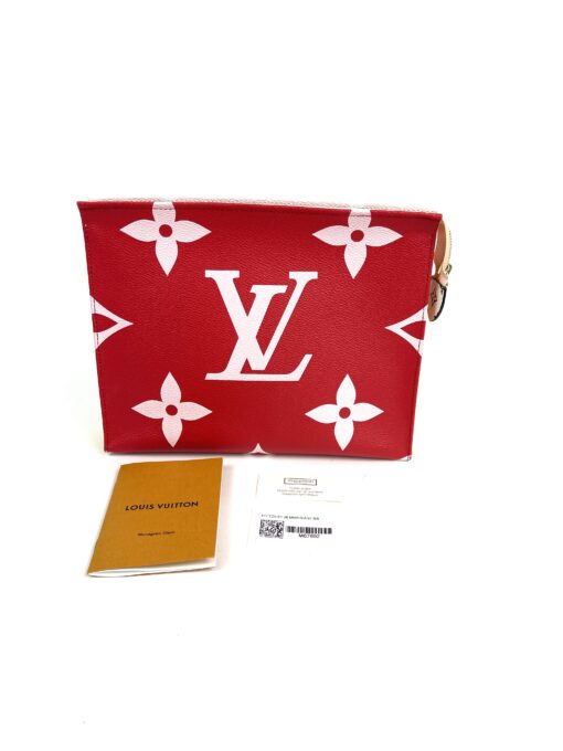 Louis Vuitton Monogram Giant Toiletry Pouch 26 Rouge 8