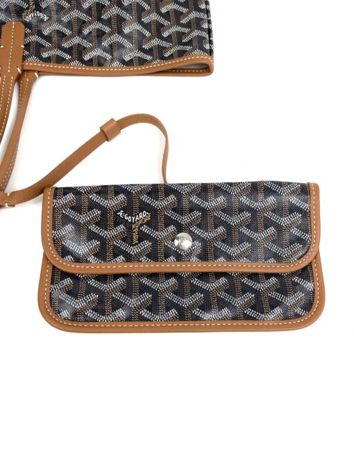 Goyard Goyardine Saint Louis PM Black Gold 19