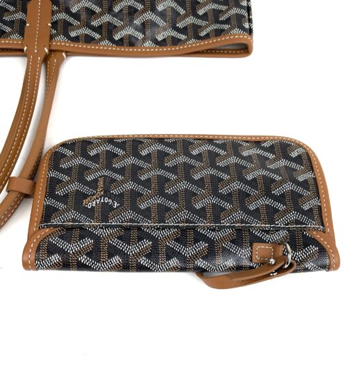 Goyard Goyardine Saint Louis PM Black Gold 18