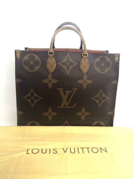 Louis Vuitton Onthego GM Reverse Tote - Image 4