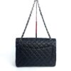 Chanel Black Caviar Maxi Double Flap Silver 4