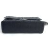 Chanel Black Caviar Maxi Double Flap Silver 25