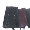 Chanel Black Caviar Maxi Double Flap Silver 11