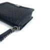 Chanel Large Boy Black Caviar with Ruthenium 18