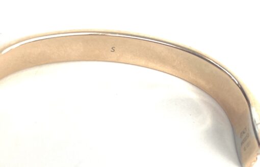 Louis Vuitton Brass Monogram Nanogram Cuff S Pink Gold 11