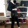 YSL Loulou Toy Black Quilted Leather Shoulder Bag Gold 2