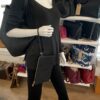 Louis Vuitton Neverfull MM Black Empreinte and Pouch 3