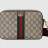 Gucci Khaki Leather Medium Messenger Bag 7