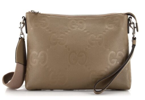 Gucci Khaki Leather Medium Messenger Bag 3