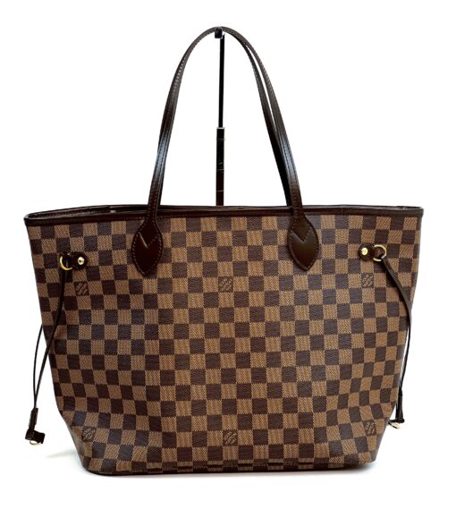 Louis Vuitton Neverfull MM Damier Ebene Canvas Red and Pouch – layaway exchange listing 3