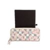 Louis Vuitton Damier Azur Tahitienne Clemence Wallet Rose Ballerine 2