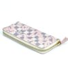 Louis Vuitton Damier Azur Tahitienne Clemence Wallet Rose Ballerine 9