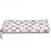 Louis Vuitton Damier Azur Tahitienne Clemence Wallet Rose Ballerine 8