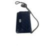 Chanel Dark Navy Blue Lambskin Boy WOC Silver Hardware 21