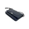 Chanel Dark Navy Blue Lambskin Boy WOC Silver Hardware 17