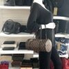 LOUIS VUITTON Damier Ebene Papillon 30 Handbag 14