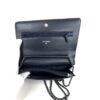 Chanel Dark Navy Blue Lambskin Boy WOC Silver Hardware 16