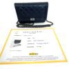 Chanel Dark Navy Blue Lambskin Boy WOC Silver Hardware 4