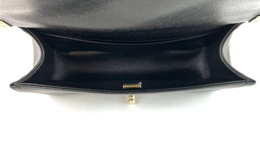 Chanel 2022 Caviar Chevron Quilted New Medium Boy Flap Black Gold 11