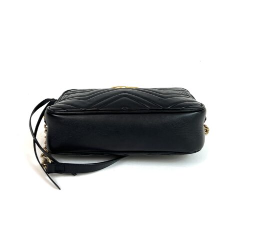 Gucci Black Marmont Small Matelassé Crossbody - Image 15