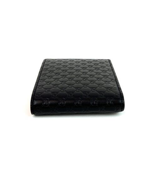 Gucci Black Microguccissima Passcase Wallet Testa di Moro 13