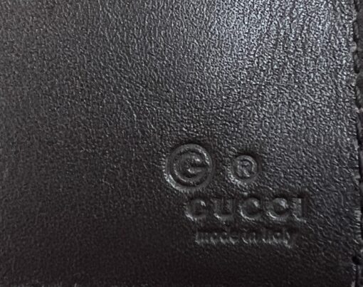 Gucci Black Microguccissima Passcase Wallet Testa di Moro 7