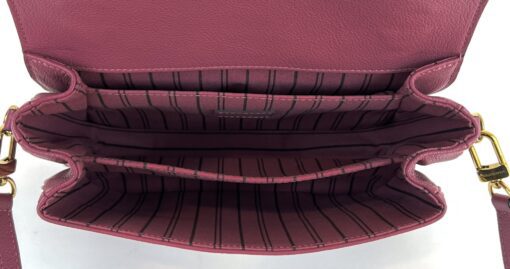 Louis Vuitton Pochette Metis Monogram Empreinte Leather Rose Berry 13