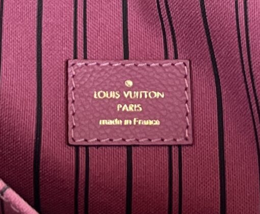 Louis Vuitton Pochette Metis Monogram Empreinte Leather Rose Berry 19