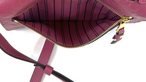 Louis Vuitton Pochette Metis Monogram Empreinte Leather Rose Berry 16
