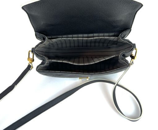 Louis Vuitton Braided Pochette Metis Monogram Empreinte Leather Black 13