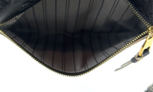Louis Vuitton Braided Pochette Metis Monogram Empreinte Leather Black 16