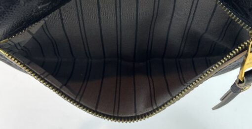 Louis Vuitton Braided Pochette Metis Monogram Empreinte Leather Black 17