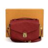 Louis Vuitton Pochette Metis Monogram Empreinte Leather Cerise Red 3