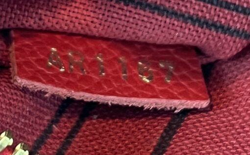 Louis Vuitton Pochette Metis Monogram Empreinte Leather Cerise Red 18