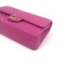 Chanel Hot Pink Medium Double Flap Chevron Lambskin Leather Bag with Gold Hardware 22